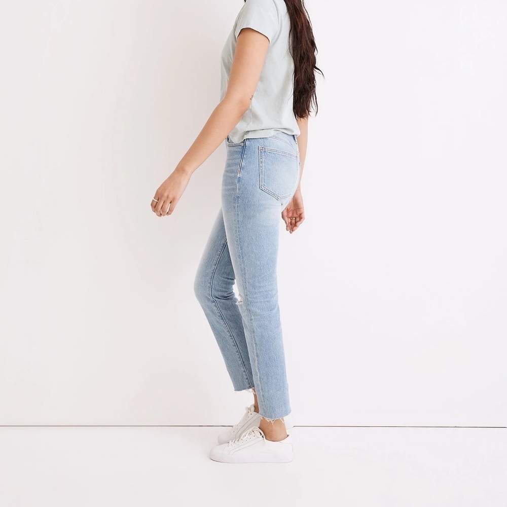 Madewell the Perfect Vintage Jeans Coney light Wash Destroyed Edition distressed